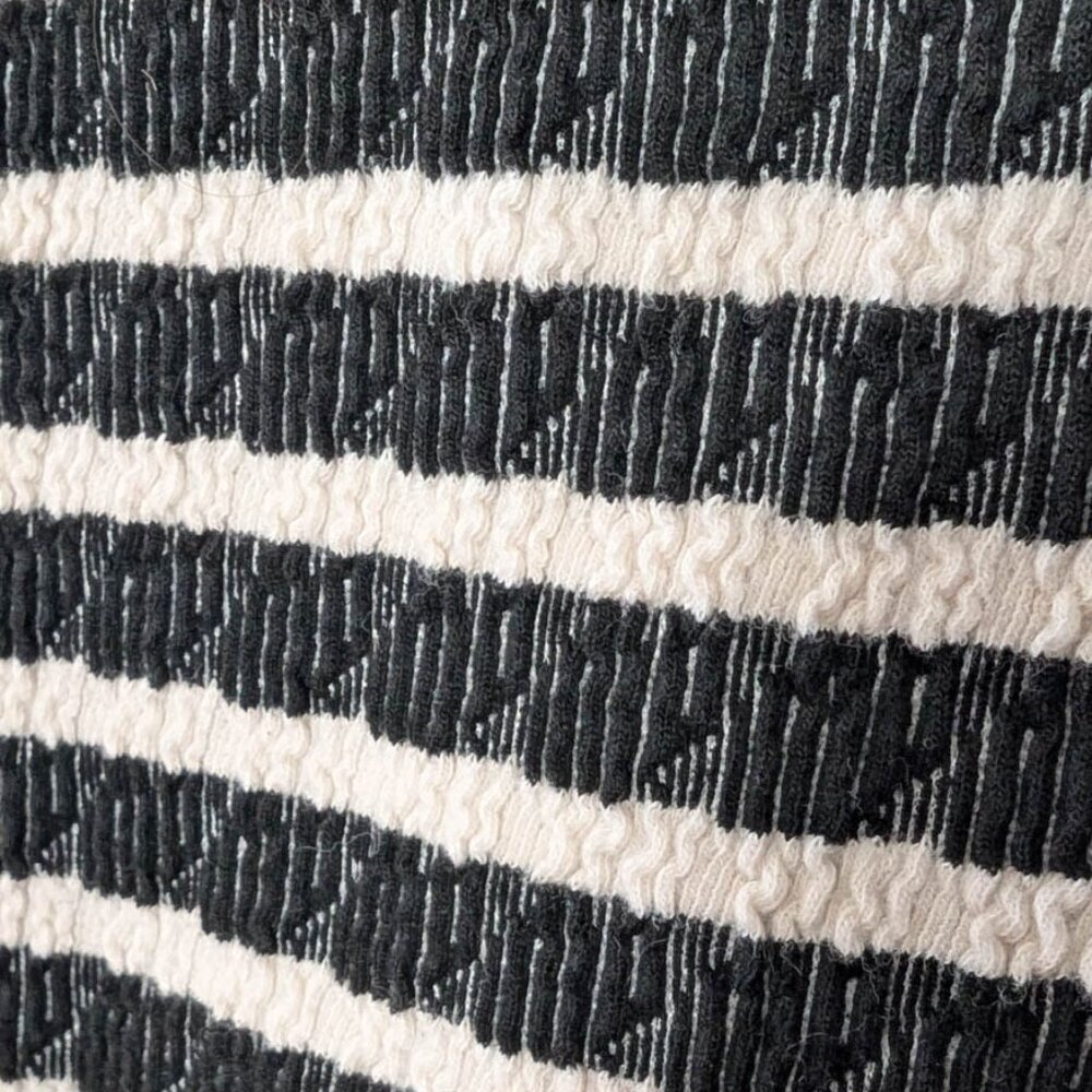 Long Sleeve Stripe Boat Neck Top - Picture 2 of 4